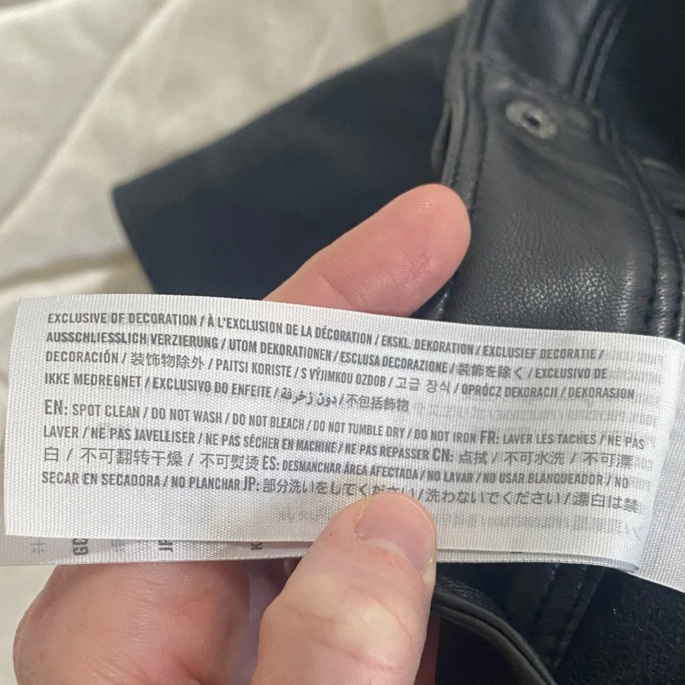 Social Tourist Black Faux Leather Mini Skirt - Picture 5 of 8